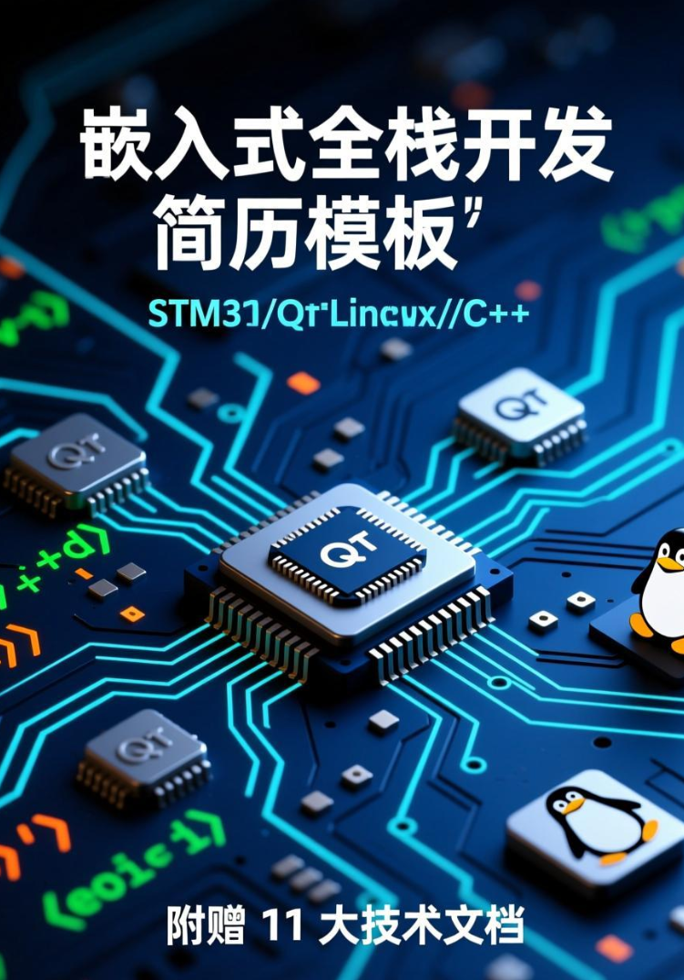 嵌入式求职必备:10份真实简历模板 + 11大核心技术文档,一站式解决求职资料难题