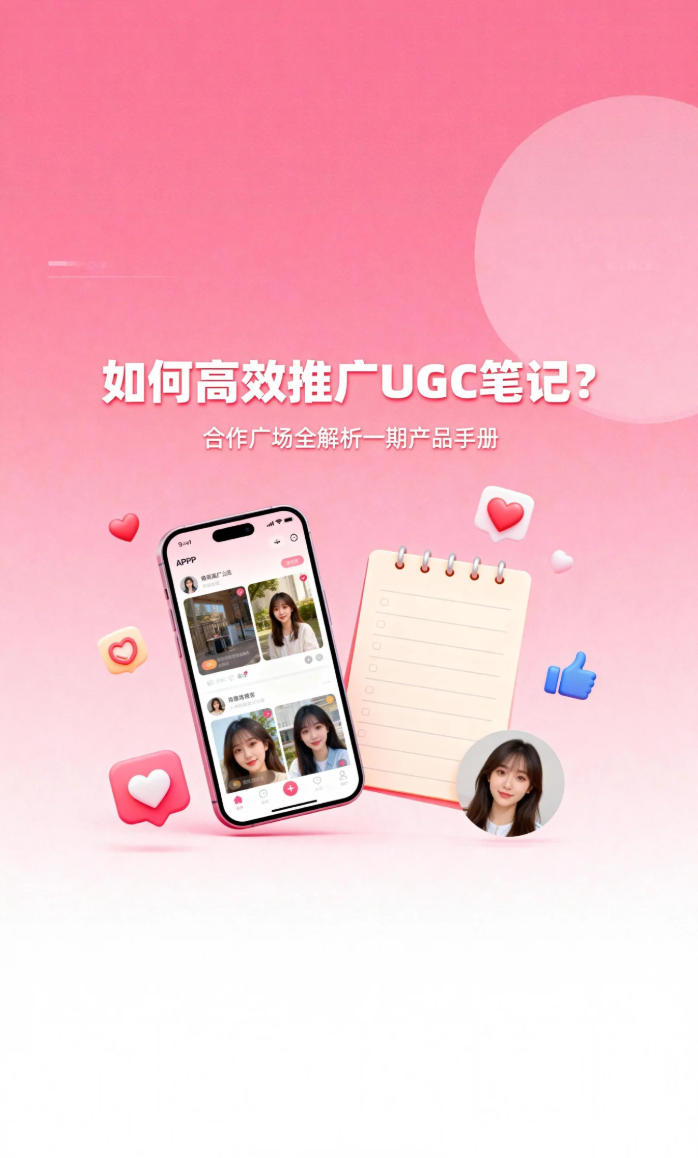 如何高效推广UGC笔记？小红书合作广场全解析一期产品手册